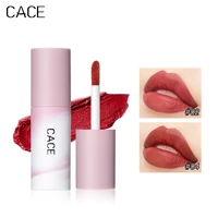 cace 6 colors sexy red lipsticks waterproof moisturizing lip glaze tint cream long lasting silky texture for lips matte lipstick