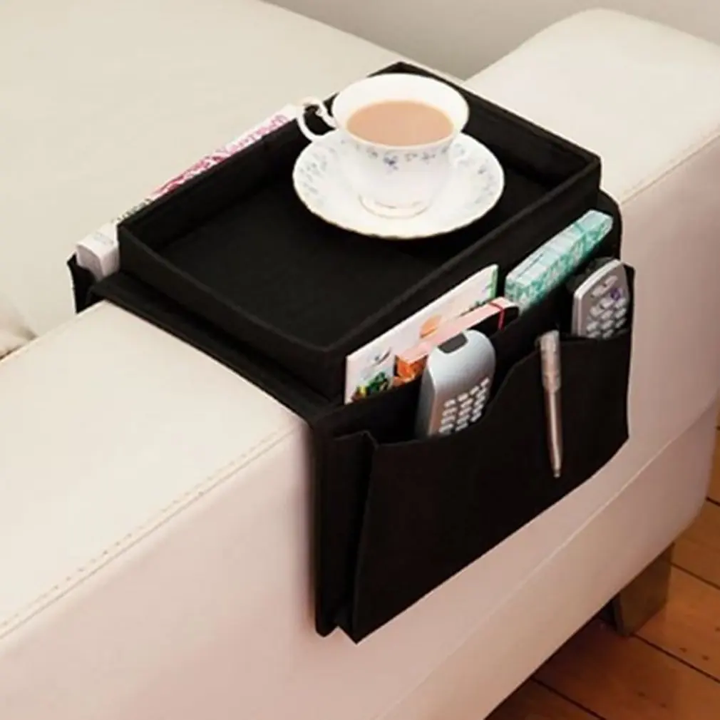 

Sofa Arm Rest Organizer Rest Chair Settee Sofa Couch Table Top Holder Organiser Tray Table Mat Sofa Remote Control Holder