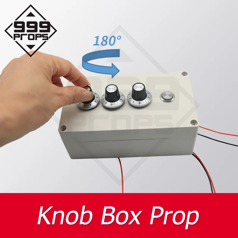 Knob Box Room escape Prop rotate knobs to the right position then press the button to open adventurer games 999 PROPS