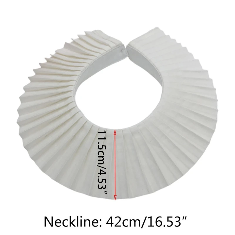 Для женщин плиссированные Белые Ложные ресницы меховой воротник из