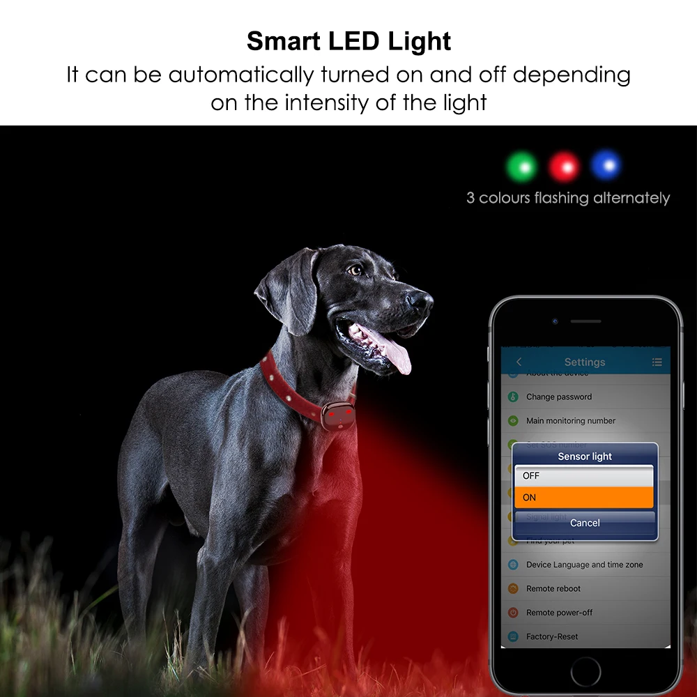 Rastreador Pet gps 4G LTE трекер долгого времени ожидания IP67 Водонепроницаемый трекер домашних животных wifi отслеживание звонка светодиодный мини gps