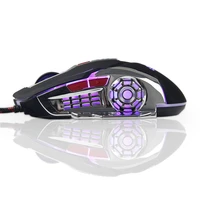 gaming mouse computer wired glow macro definition professional mice 6 buttons 3200dpi usb optical for laptop desktop