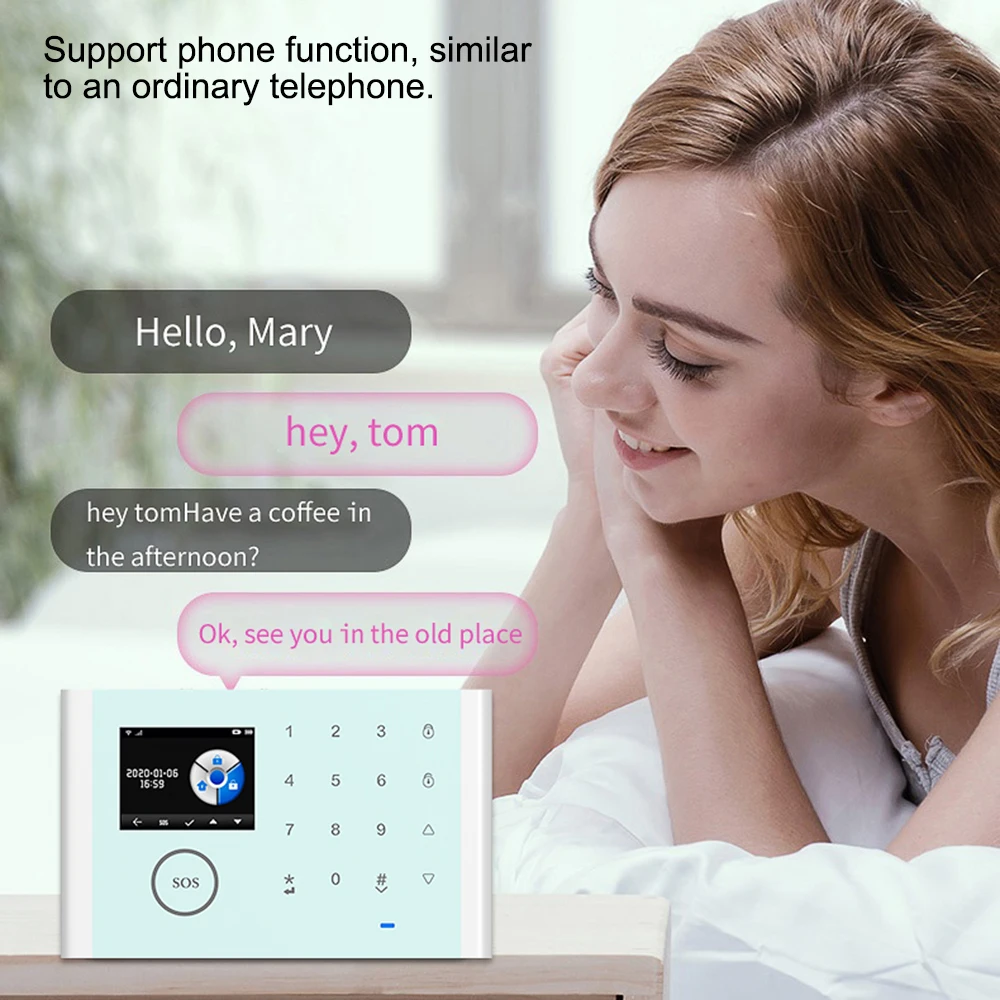 Фото Система домашней сигнализации CS118 Wi-Fi GSM GPRS 433 МГц Безопасность и защита Система домашней сигнализации CS118 Wi-Fi GSM GPRS 433 МГц Безопасность и защита