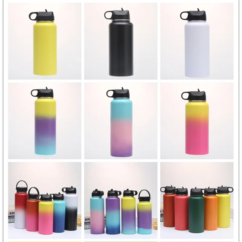 Портативный термос из нержавеющей стали с двойными стенками уличная бутылка для