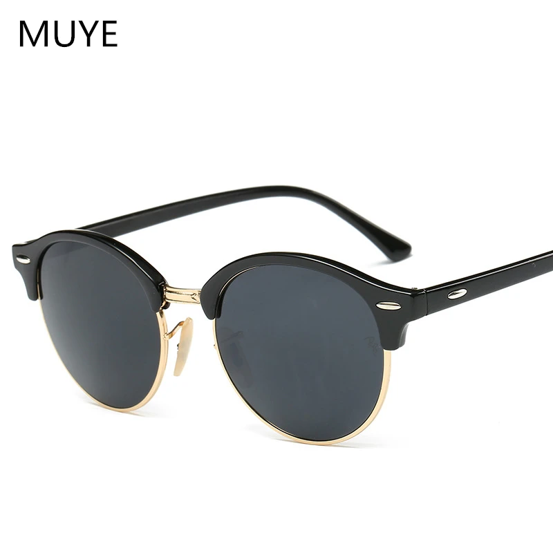 hot fashion sunglasses women popular brand designer retro men summer style sun glasses rivet frame colorful coating shades free global shipping
