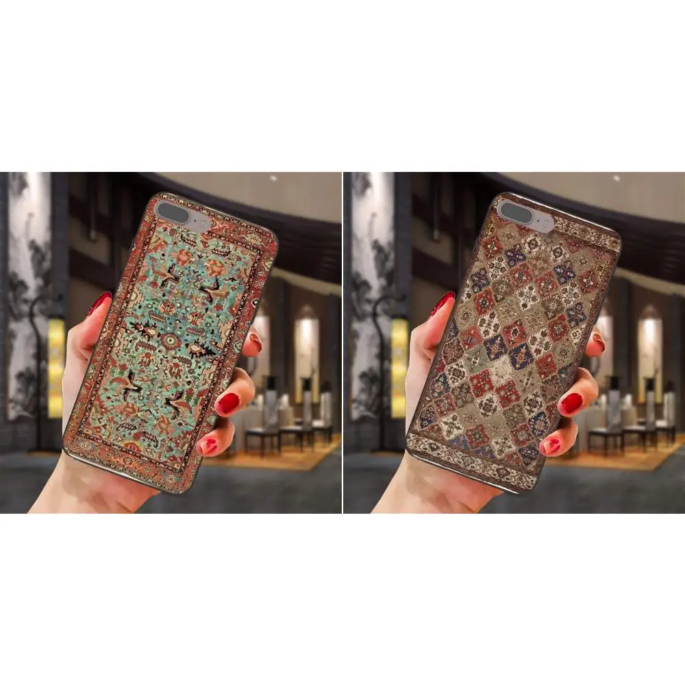 TPU оптовая продажа этнический персидский ковер цветочный узор для Xiaomi Redmi Note 2 3 4 4A