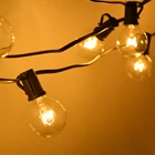 Ретро Edison led светильник накаливания 25 Глобал шар G40 ампулы лампы Винтаж Светодиодная лампа накаливания декоративные строка