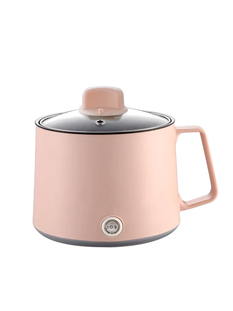 

Multifunctional electric cooker 220v hot pot noodle rice cooker mini electric cooking machine Single/Double LayeNon-stick Pan