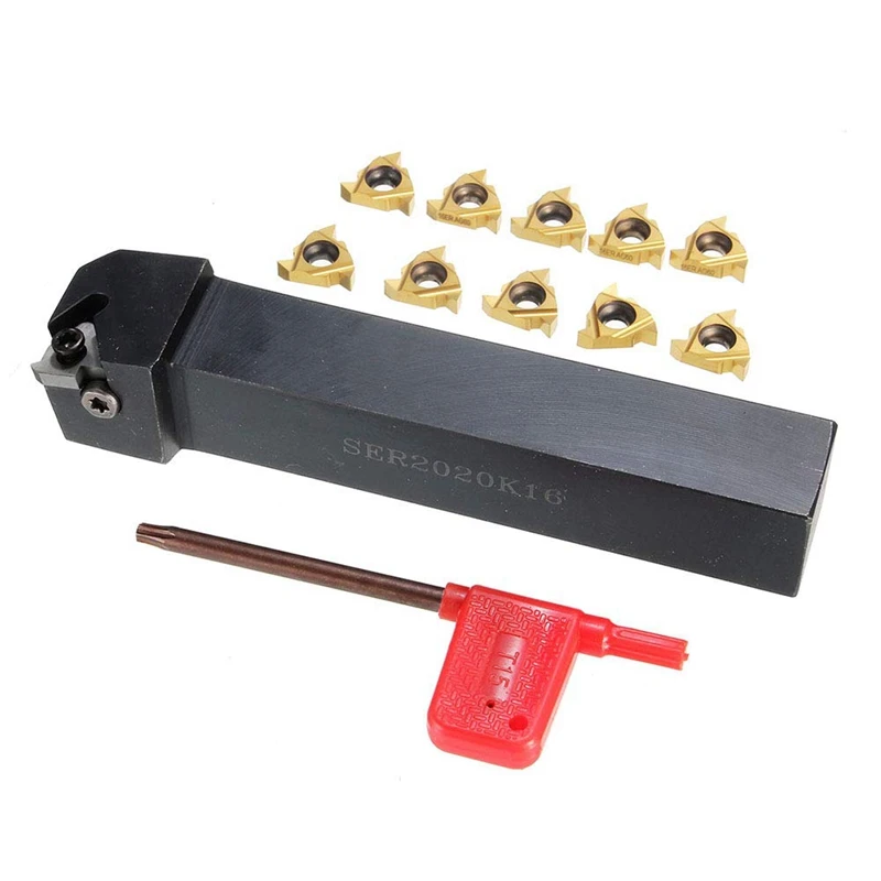 SER2020K16 токарный станок с ЧПУ Токарный Инструмент Держатель расточной штанги 10 шт.