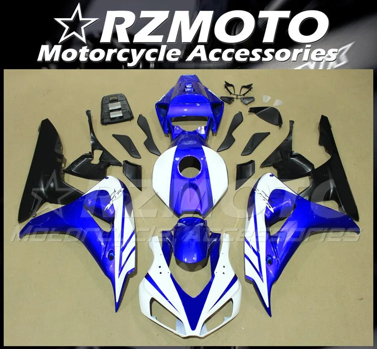 

New ABS Motorcycle whole Fairings kit Fit for HONDA CBR1000RR 2006 2007 CBR1000 06 07 Bodywork set Free custom blue white