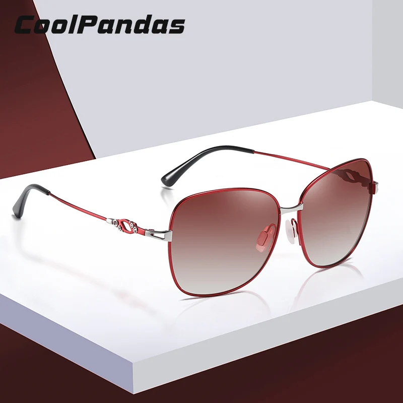 

Женские дизайнерские солнцезащитные очки CoolPandas 2022, женские поляризационные классические модные женские очки с градиентными линзами UV400, же...