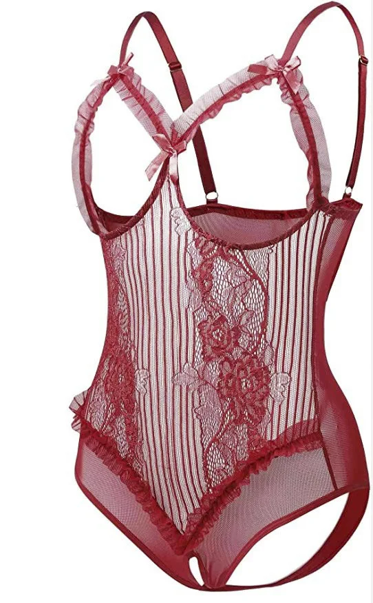

New manufacturers sexy ultra-thin perspective lace bra set French embroidery lingerie