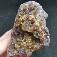 166 9gnatural rare fluorite anhydrite and purple fluorite associated mineral specimen stone and crystal healing crystal quartz g