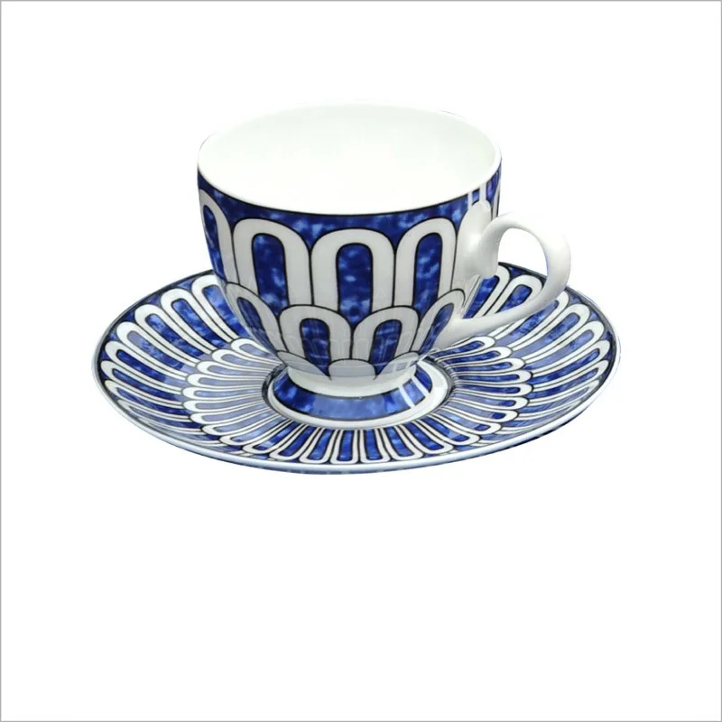 Столовые тарелки столовые приборы высококачественный набор тарелок синий