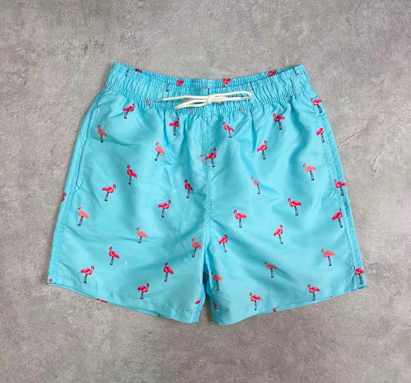 

2021 new casual cotton letter five-point pants loose trend beach sports pants