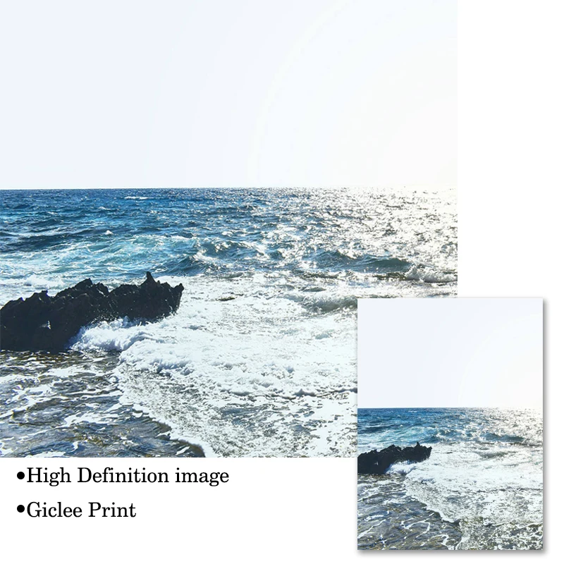 Настенный постер с ландшафтом современное художественное украшение на стену в