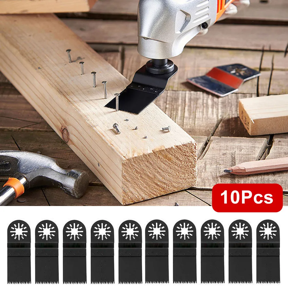 

10pcs Universal Oscillating Multifuntional Saw Blades For Fein Multimaster Ryobi Milwaukee Black&Decker Handwerker Wood Cutting