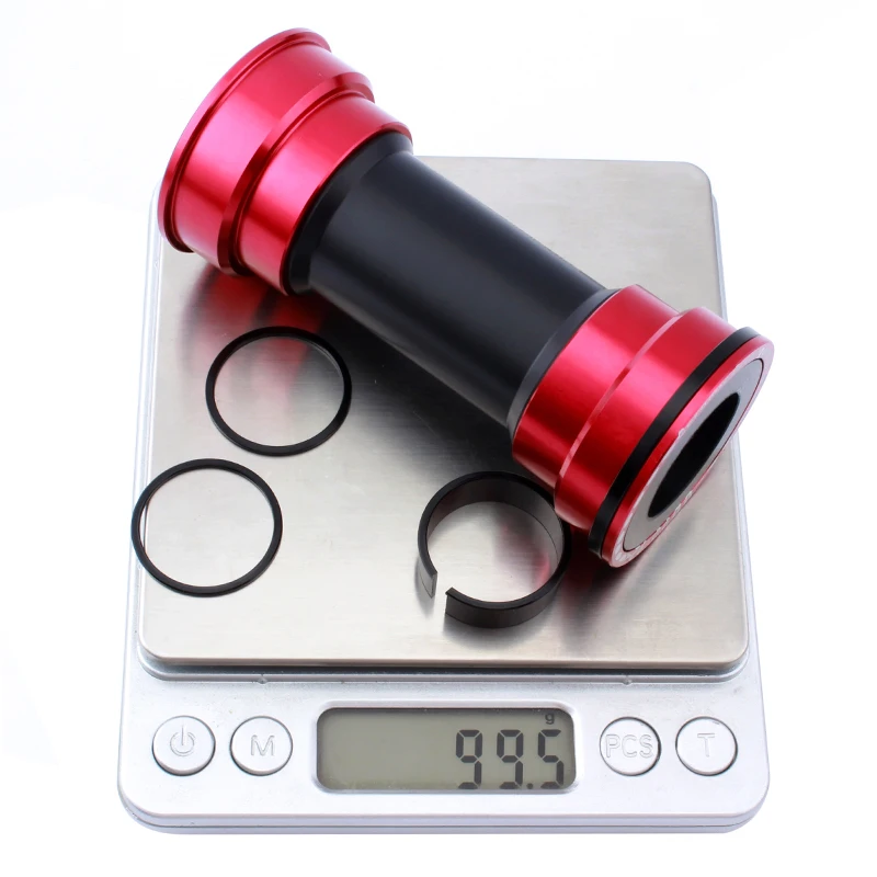 Pressfit hollowtech керамический Нижний кронштейн подшипника 90-92 мм bb92 переходник вала для велосипеда центральный механизм горный велосипед аксессуары