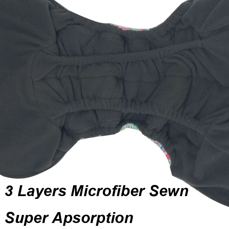 

Bamboo Charcoal Newborn Cloth Diaper Waterproof PUL Double Leg Gussets One Size Fits 0-3 Months Baby AIO Diaper Washable Nappy