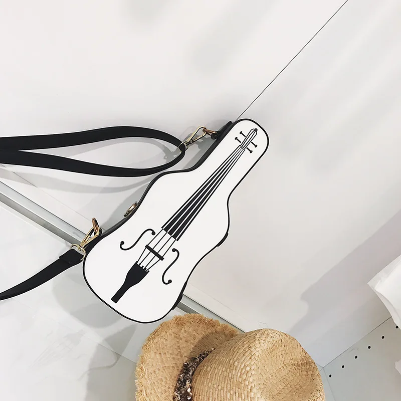 Стильная сумка на плечо из искусственной кожи в стиле скрипки женская