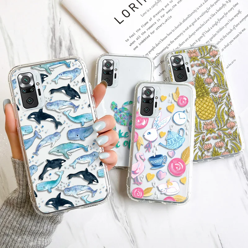 

Poco M3 Case For Xiaomi Redmi Note 10 Pro Case Soft Silicone Shell For Xiaomi Redmi Poco X2 10X K30 Pro Note 9S 8T 7 8 Pro Cover