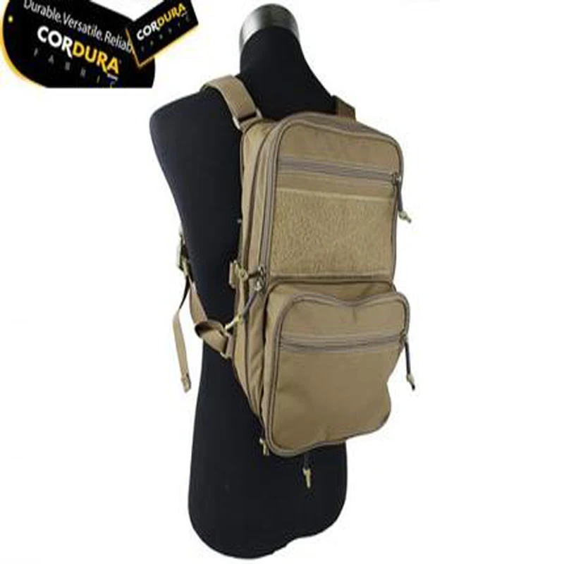 TMC 2529 410 Flatpack Tactical Vest Dual Purpose Zipper Backpack Non Reflective Cordura Fabric | Outdoor Tools