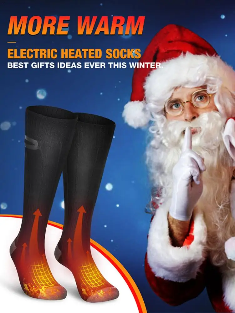 Носки мужские/женские с зарядкой от Usb термозащитные 3-скоростной