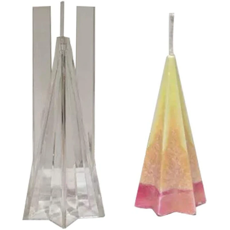 6 шт. форма: 4 набор форм для свечей Набор изготовления и 2 3D форма в виде розы мыла |