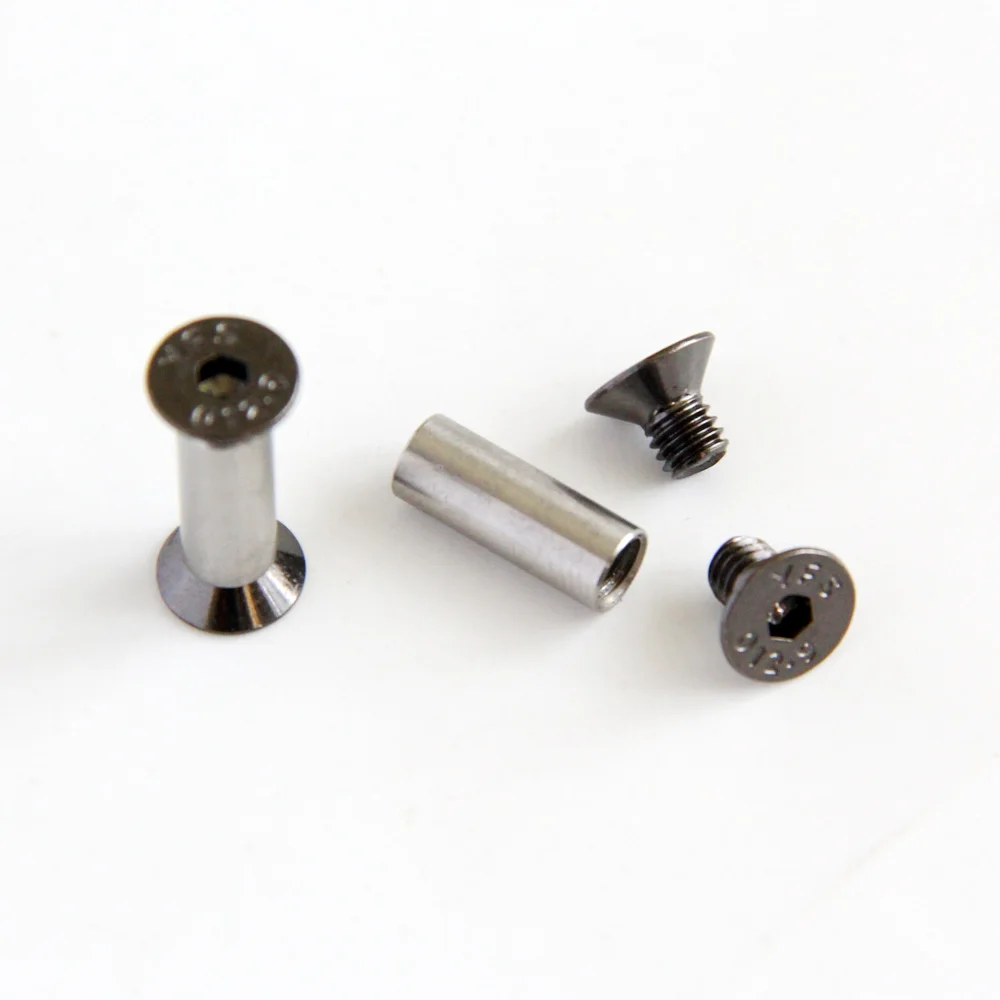 2 шт. Ручка ножа болт заклепки весы винты крепеж гайка сделай сам материал для