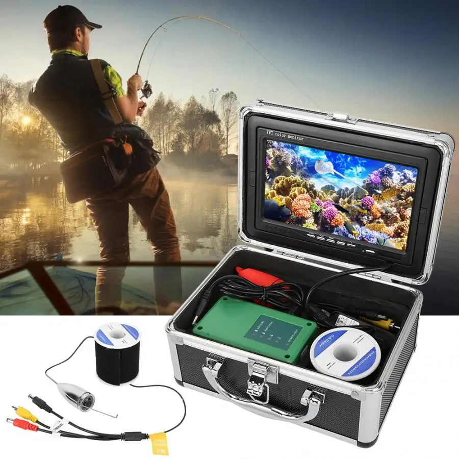 110-240V 1000TVL Waterproof 6 LEDs Fishing Video Camera Fish Finder Under Water with 65.6ft Cable | Безопасность и защита