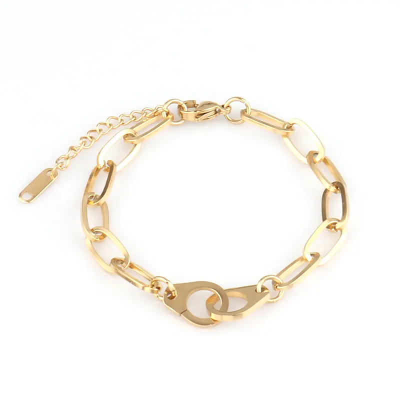

Stainless Steel Chain PadLock Pendant Bracelet for Women Men Chains Link Friendship Gifts Bracelets Vintage Lock Chain Polished