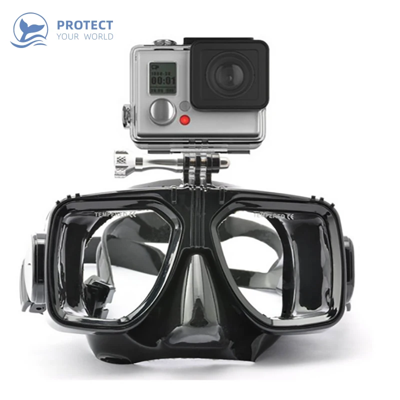 2019 Новая маска для дайвинга взрослых GO PRO плавания устойчивая к удару