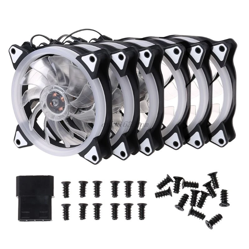 1 комплект охлаждающий вентилятор для чехла и светодиодный ютера 120 мм|Кулеры