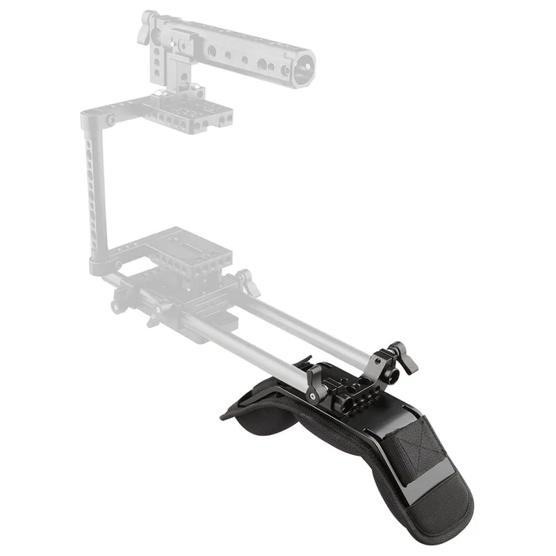 

HOT DSLR Camera Rig Shoulder Pad with 15mm Railblock for Video Camcorder Camera DV/DC Support System DSLR Rigs