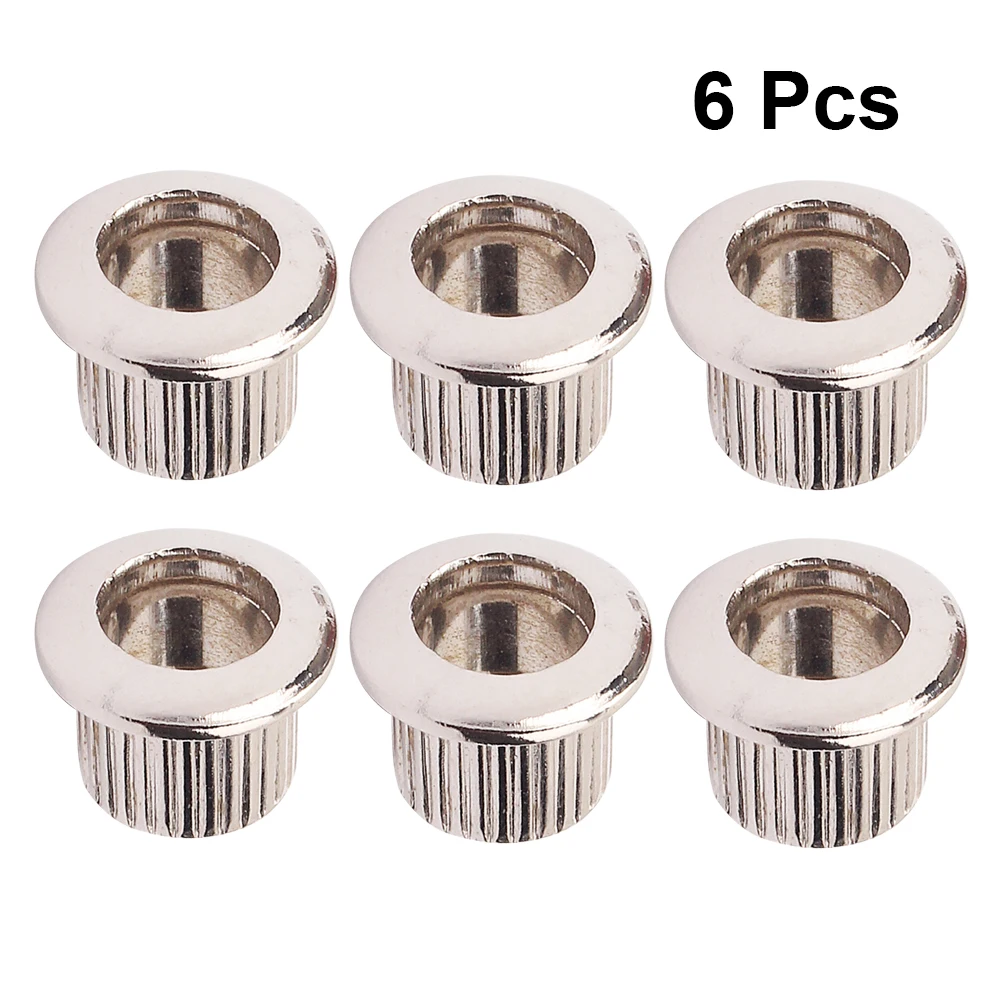 

6 шт., винтажные насадки для тюнера для гитары, диаметр 8 мм, внутренний диаметр 6 м