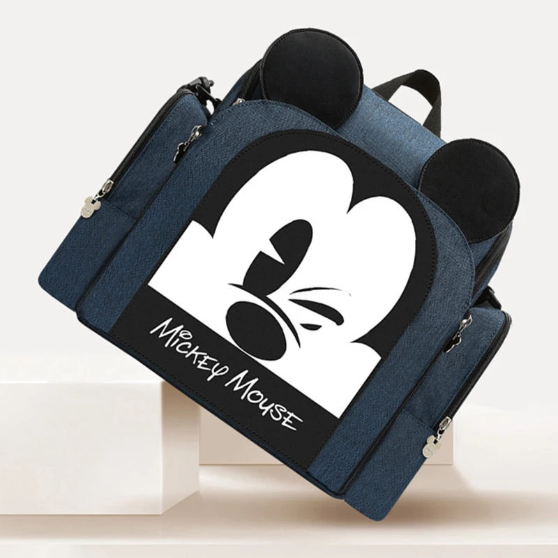 

Дисней пеленки рюкзак Детская сумка для мамы Микки мокрая сумка Мода мумия Материнство пеленки Организатор ужин стул сумка пеленки путешес...