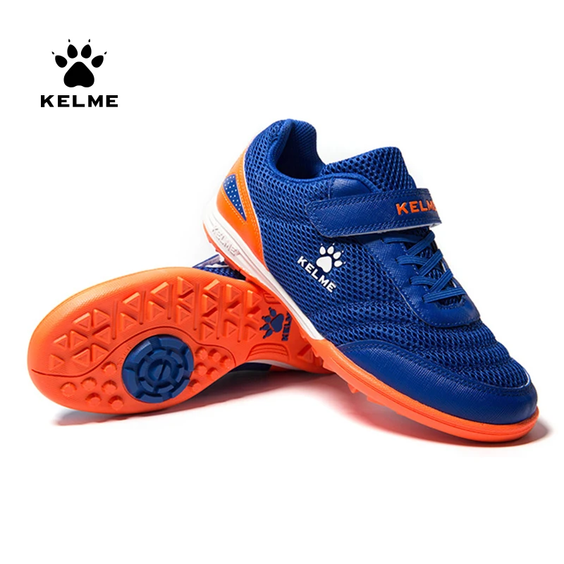 KELME Kid's Soccer Shoes HG Sole Football Boots Soccer Sneakers Light Training Shoes Children Sportswear Brand 6873003