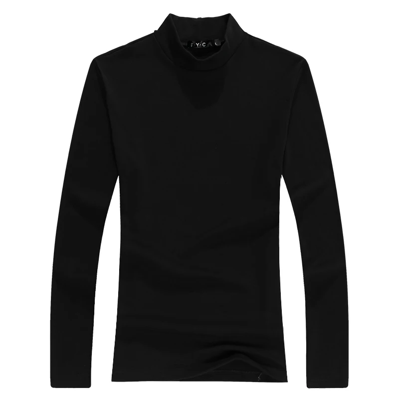 Женская хлопковая водолазка Повседневная Универсальная футболка из чистого