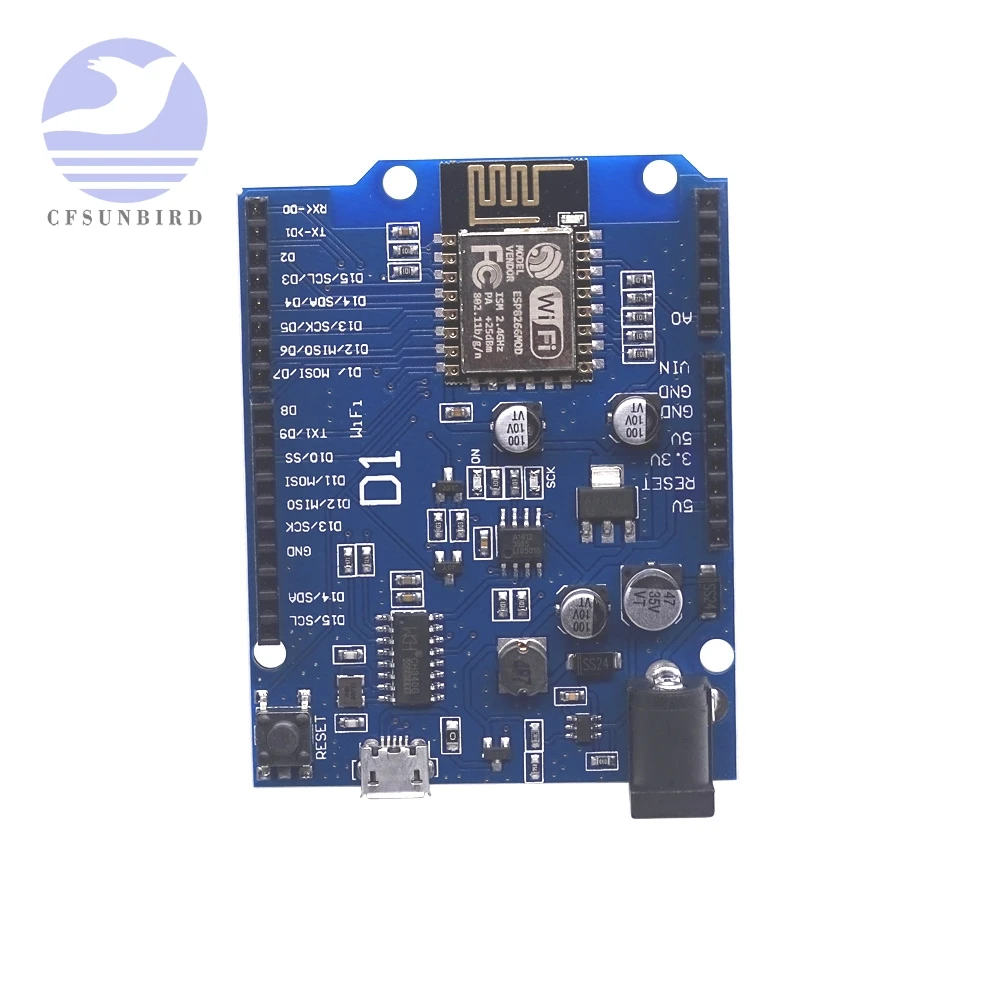 WeMos D1 WI-FI UNO R3 макетная плата на основе ESP8266 ESP-12E ESP-12F Беспроводной модуль для Arduino