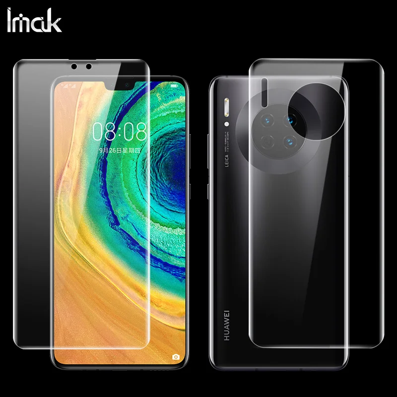 IMAK Для Huawei Mate 30 Pro защита для экрана гидрогель III 0 15 мм мягкая защитная пленка из
