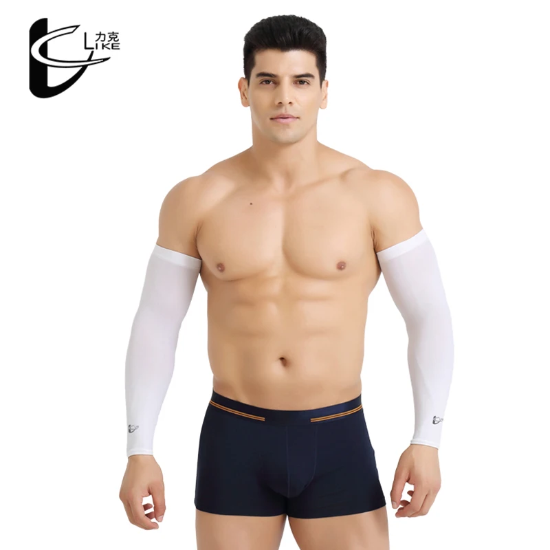 Ледяная шелковая ткань для велоспорта рукава рук волейбол бег гольф защита от