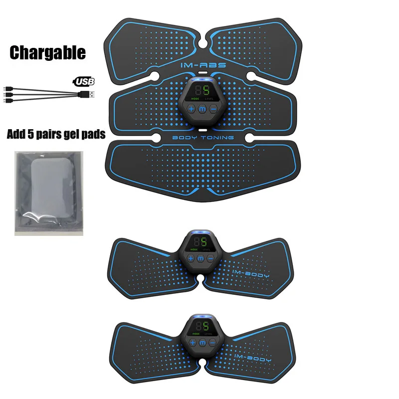 Abdominal Muscle Stimulator Toner ABS Workout Home Gym Office Fitness Equipment Training Men Women Electrostimulation Musculaire | Спорт и