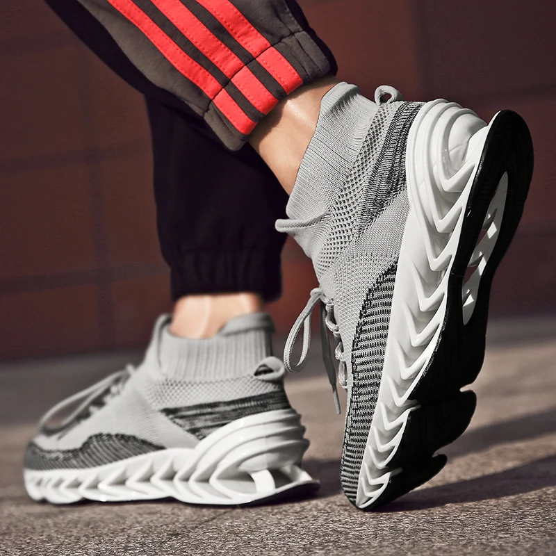 2019 Hot Hollow Sole Non-slip Bottom Net Surface Comfortable adult Jogging Shoes Breathable Cushioning Outdoor Running Sneakers | Обувь