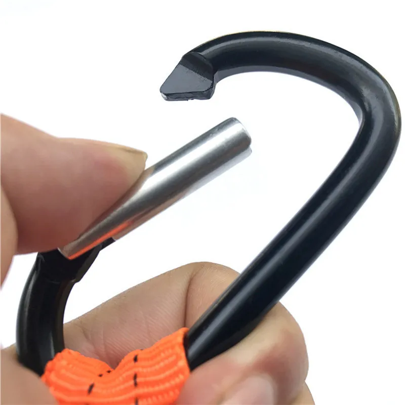 

Carabiner Lanyard Retractable Safety Rope Telescopic Elastic Climbing Tool