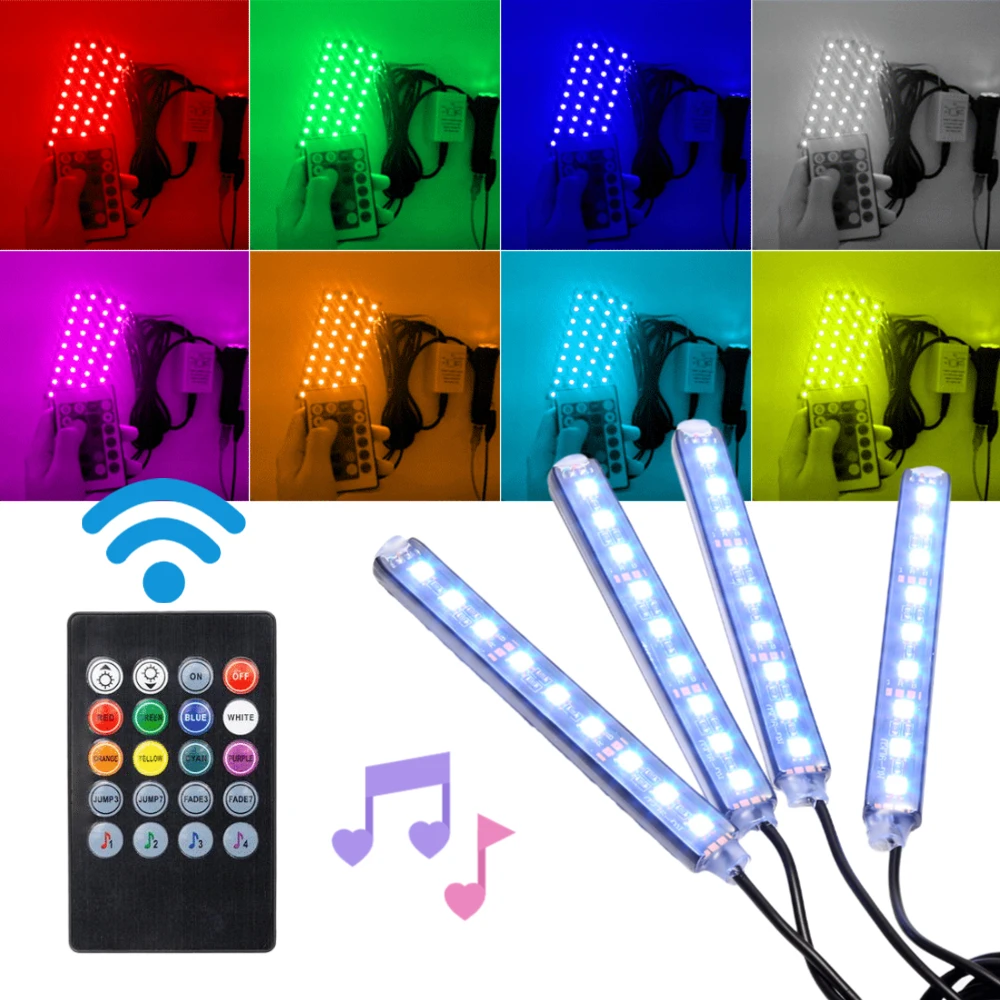 Декоративная лампа автомобиля светодиодный светильник s для Skoda Fabia 1 2 Octavia A7 VRS Superb