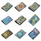 Чехол-книжка для паспорта, с алмазной вышивкой