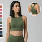 Спортивный бюстгальтер с принтом, женский бюстгальтер пуш-ап для йоги, дышащий жилет для бега, Спортивное нижнее белье, укороченный топ для фитнеса, бюстгальтер для тренировок, одежда для тренажерного зала