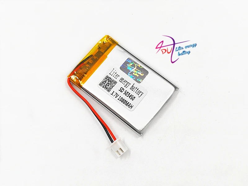 JST XH 2,54 мм 503450 523450 3,7 в 1000 мАч литий-полимерная LiPo аккумуляторная батарея для Mp3 наушников PAD DVD bluetooth камеры