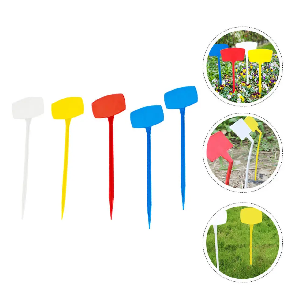 

5pcs Plant Labels Nursery Garden Tags Garden Insert Tag Reusable Plant Signs