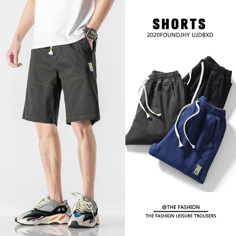 

Summer Men Jeans Shorts Fashion Casual Treetwear Hot High Quality Cotton Denim Baggy Pants Bermuda Male Shorts Plus Size M-8XL